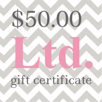 Gift Certificate $50.00