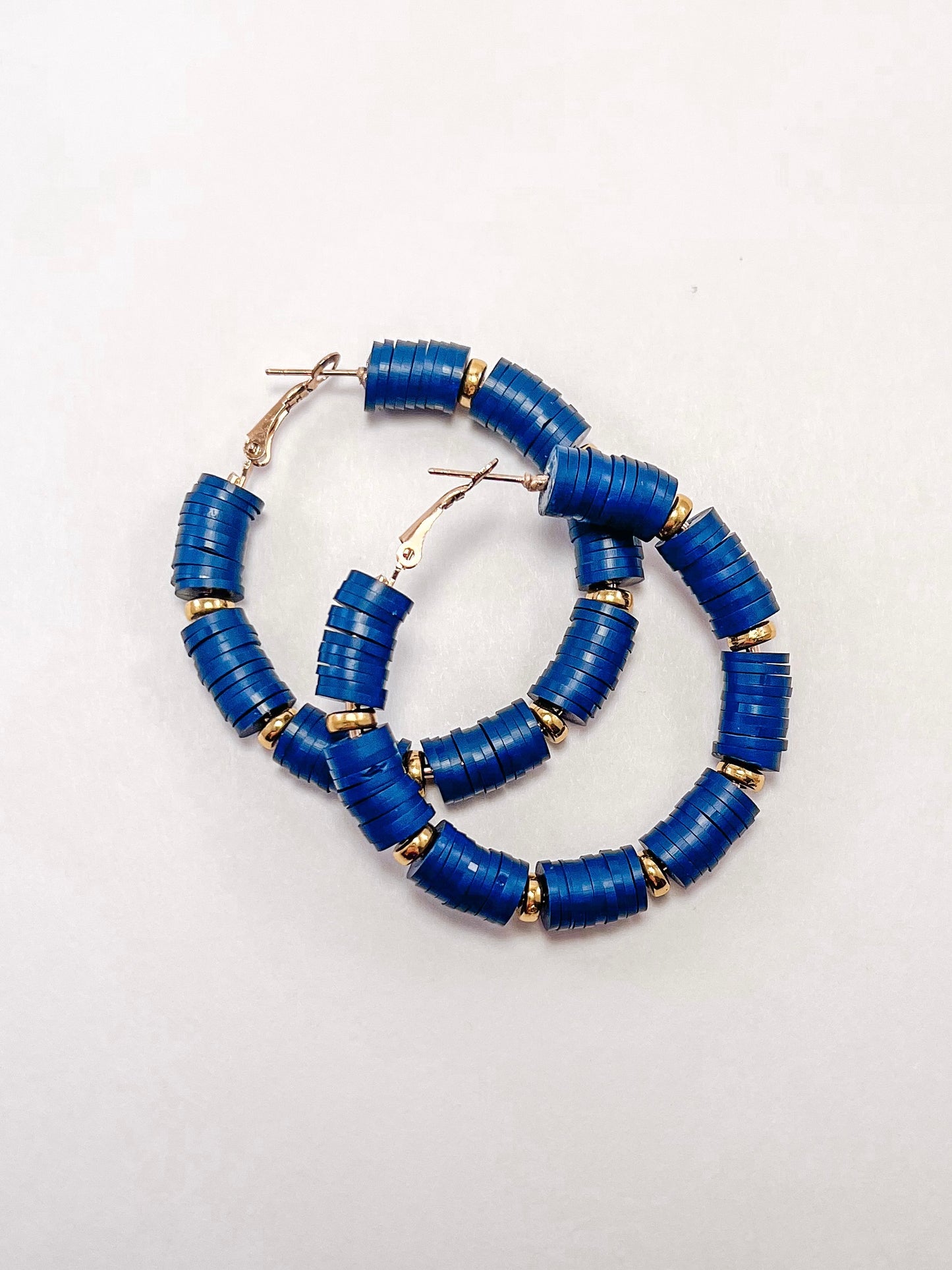 Heishi Hoops with Spacer