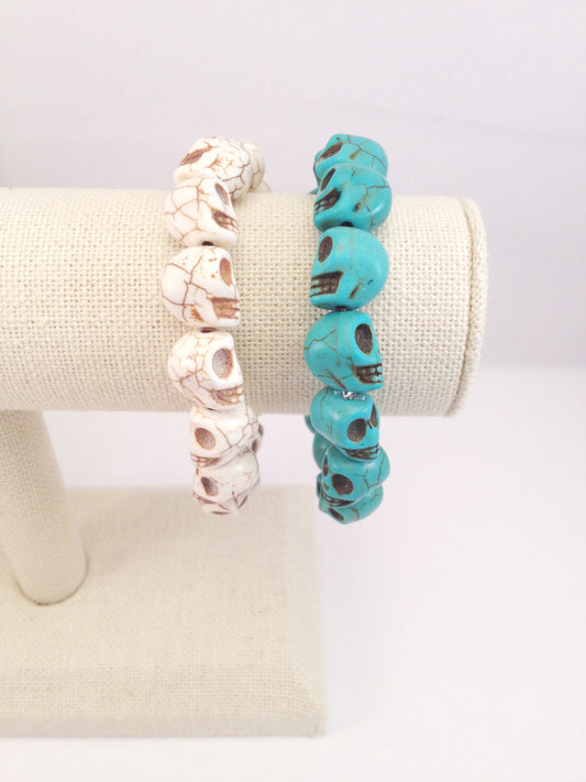 skull stretch bracelet