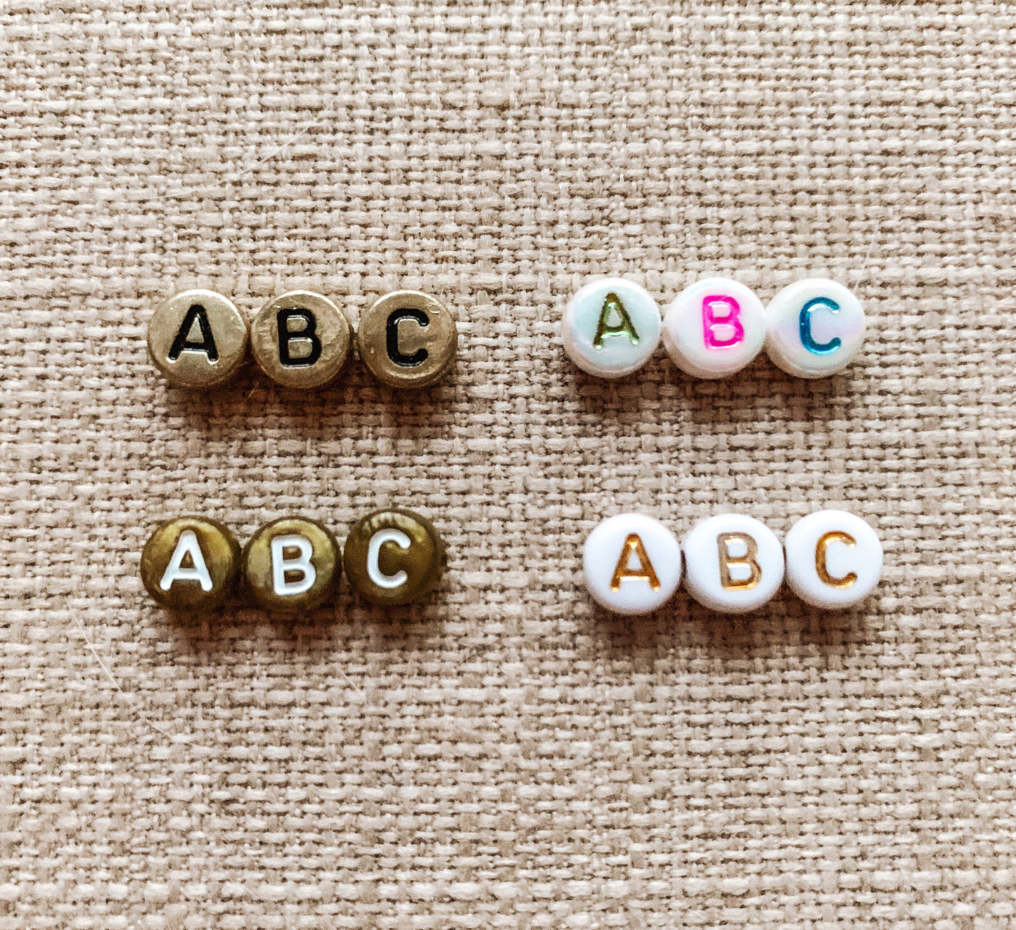 heishi clay bead bracelets