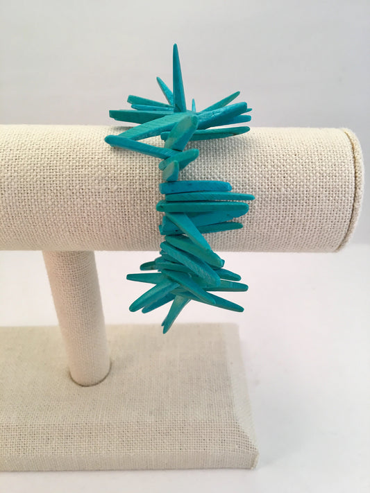 turquoise spike bracelet