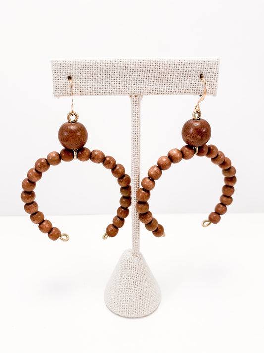 Crescent Hoop Earrings