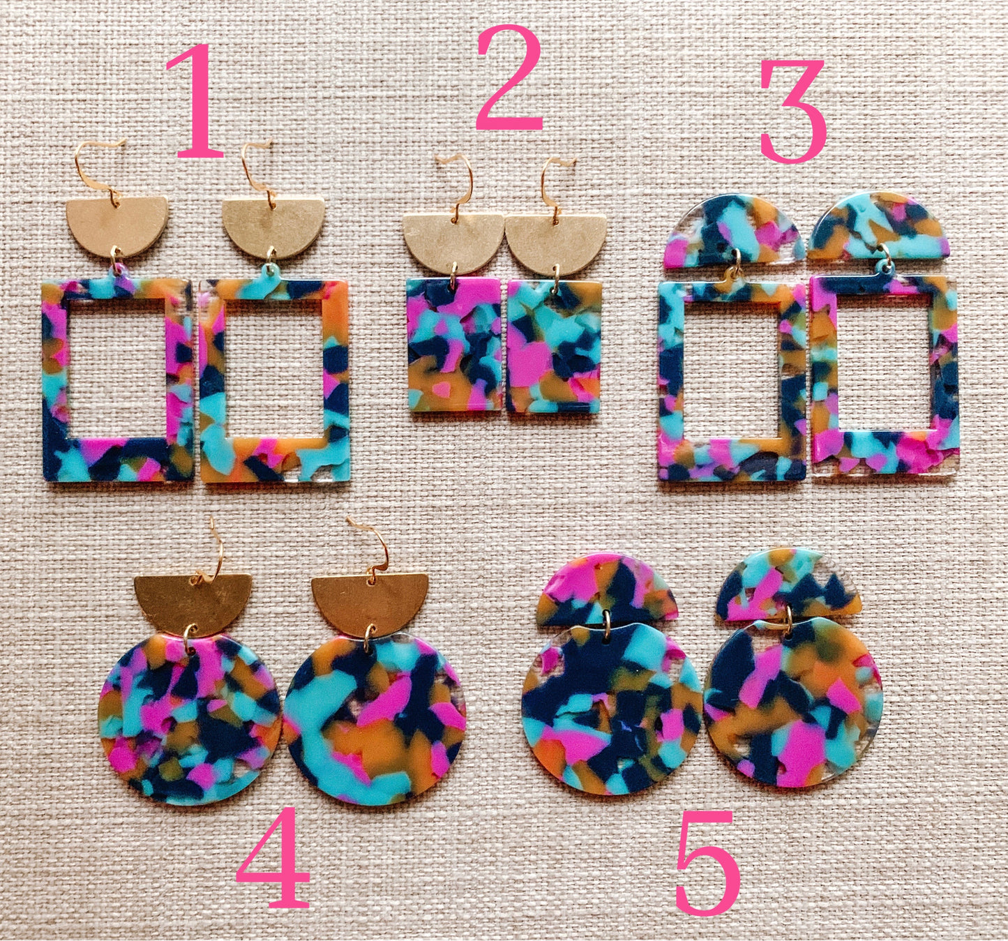 Pink Tortoise Shell Collection