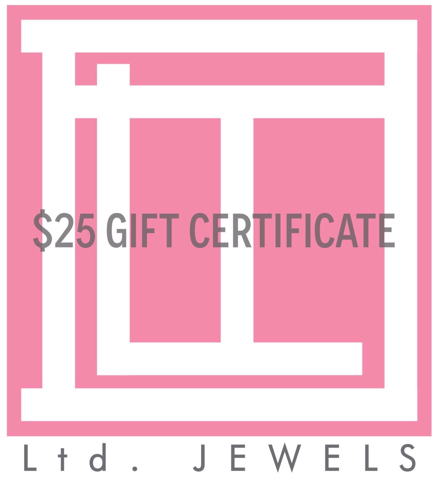 Gift Certificate $25.00