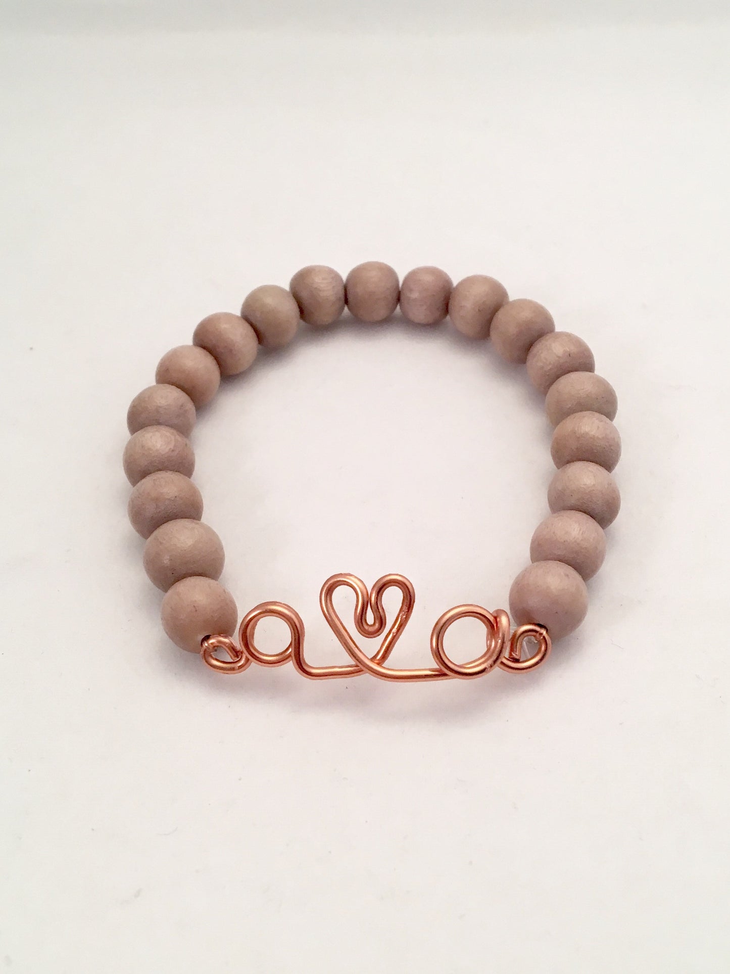 2 initial heart bracelet