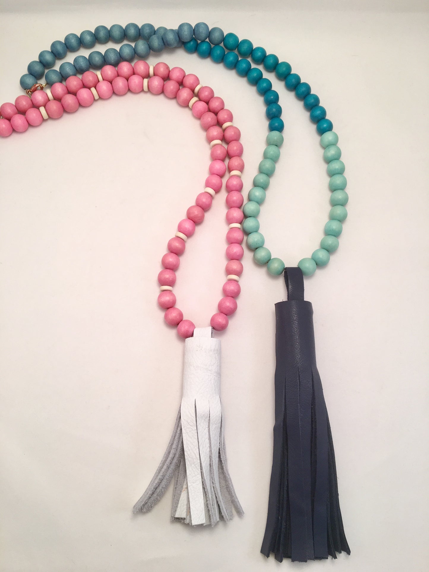 chunky tassel necklace